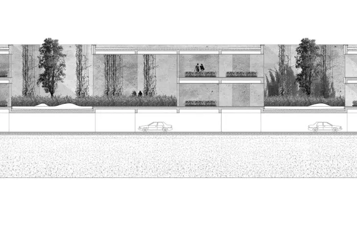 Cross-section of BB Research Center