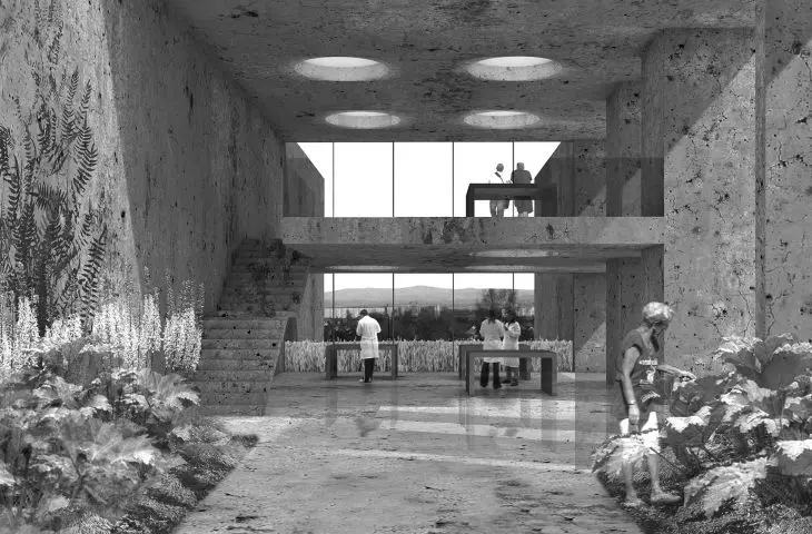Interior of the Agricultural Science Research Center