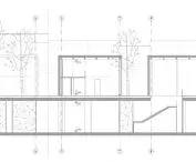 hall cross-section A-A