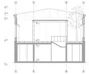 hall cross-section B-B
