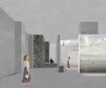 visualization of the exhibition space in the hall