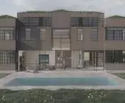 House in Column, elevation