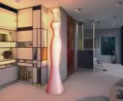 House in Column, bedroom