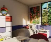 House in Column, children's bedroom 