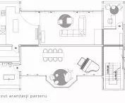 House in Kolumna, first floor plan