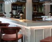 Tabletop made of one of the most interesting Neolith® surfaces, the Iron Frost model