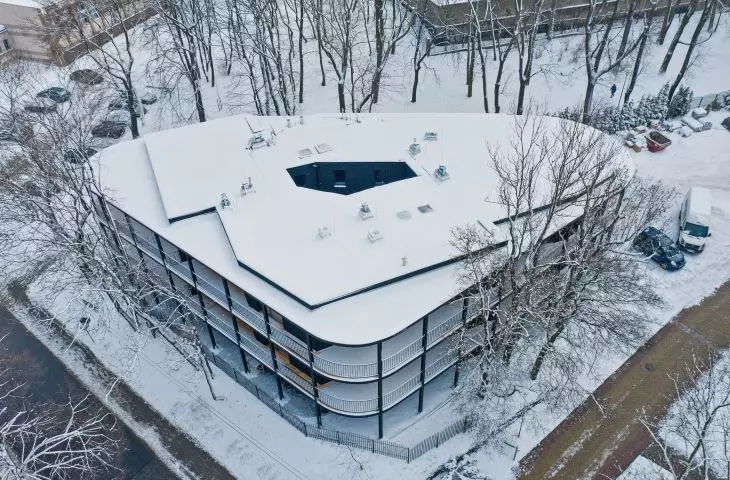 Villa Reden w Chorzowie, widok z góry