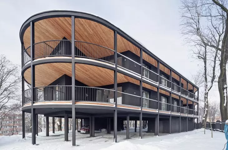 Villa Reden w Chorzowie, zimą