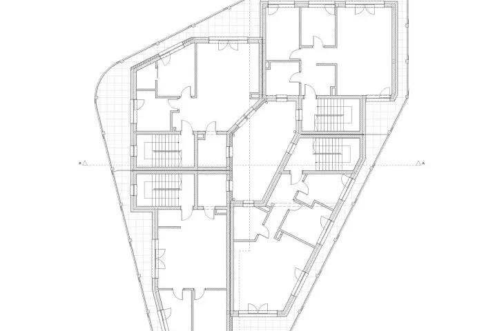 Villa Reden w Chorzowie, rzut 2. piętra