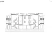 Villa Reden w Chorzowie, przekrój A-A