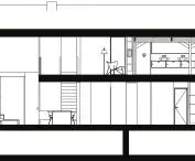 B-B section of the lodge