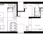 First floor plan of the lodge