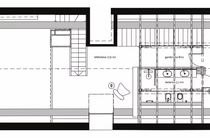 Floor plan of the lodge