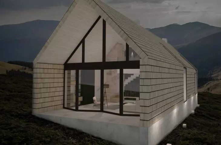 Project to convert a lodge into a residential house