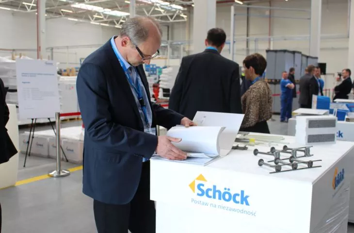 Uroczyste otwarcie zakładu produkcyjnego Schöck w Tychach