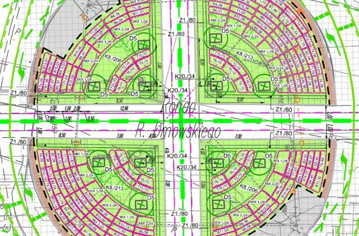 Dmowski traffic circle