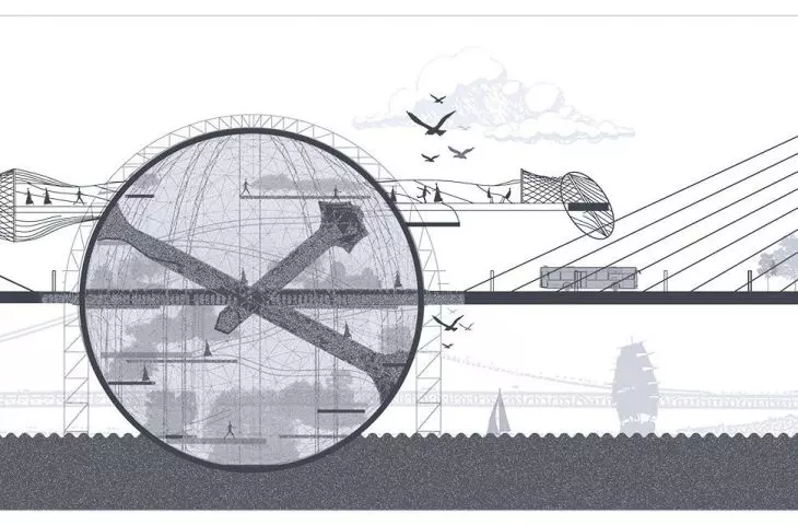 Slow down around project, cross section