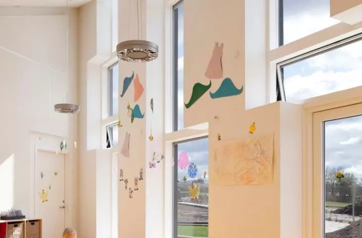 Solhuset kindergarten, bright interiors