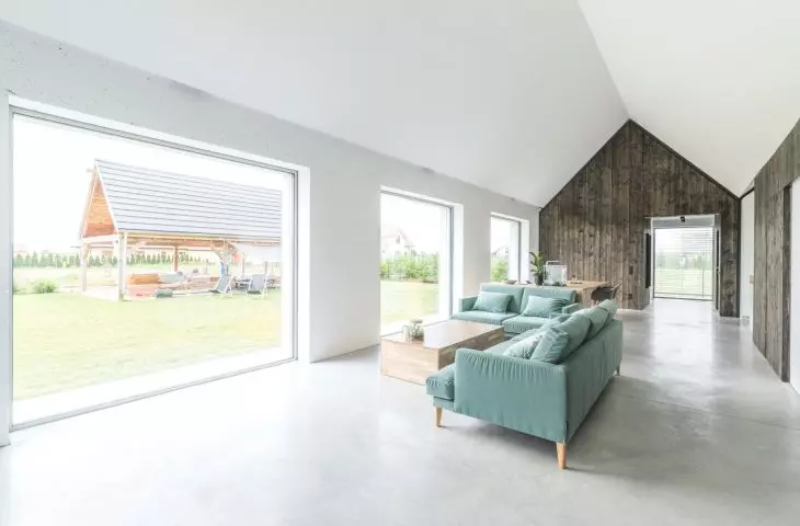 living room overlooking the garden