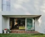 terrace and view of the living room