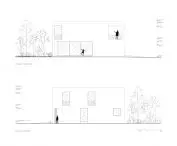 south and north elevations