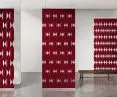 Coterie red panel collection