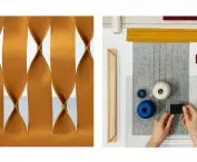 Coterie panel collection made of felt