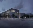 Muzeum Doświadczeń w Barcelonie nocą
