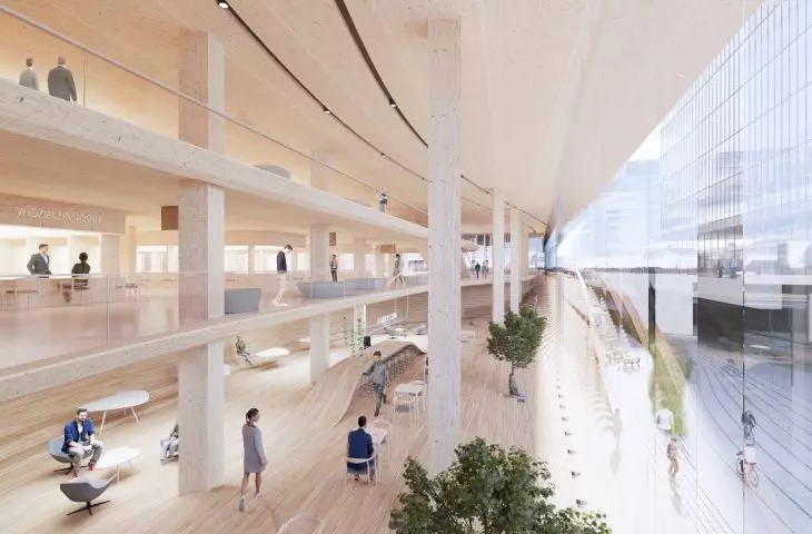 Interior of City Hall; public part