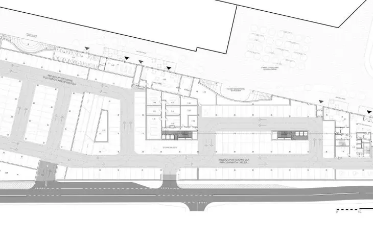 parking lot projection