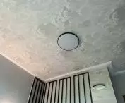 Wallpaper in clouds on the ceiling
