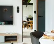 The apartment can be rented for vacations