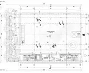 First floor plan of the Łódź cinema