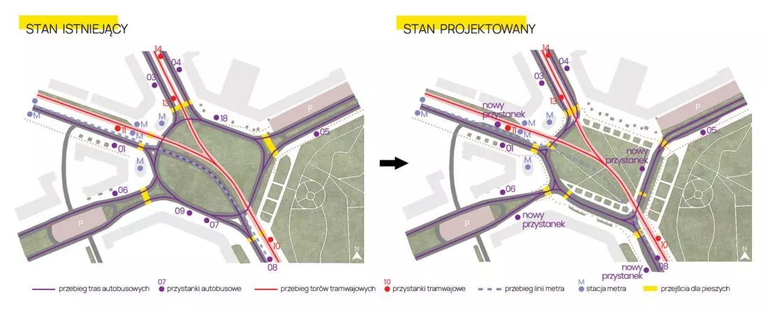 Plac Wilsona - porównanie