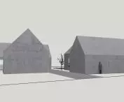scattered blocks of the House on Jura