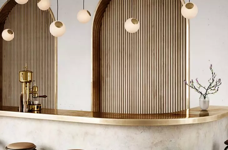 Bright Spot lamp shades in public spaces