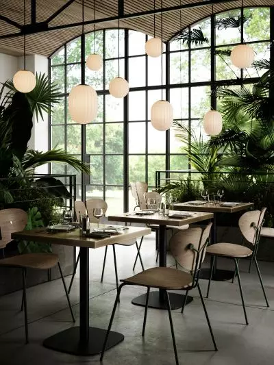Klosze lamp Bright Modeco w&nbsp;przestrzeniach publicznych