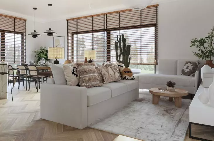 Salom with boho accents