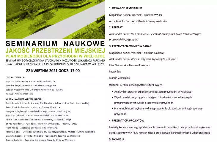 Plan seminarium naukowego
