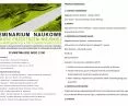 Plan seminarium naukowego