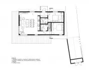 Single-family house, first floor plan