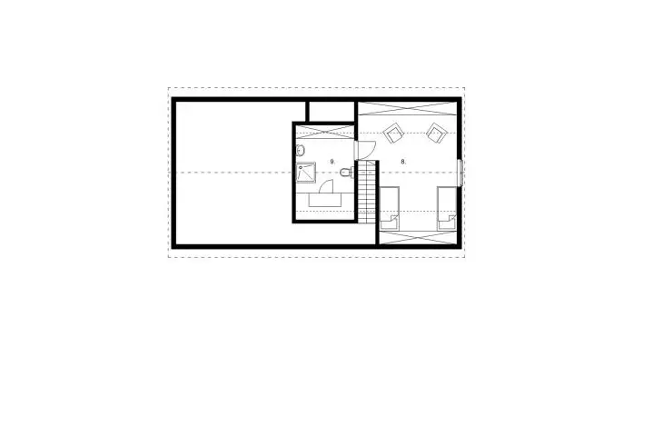 Single-family house, floor plan