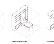 SafeHouse project, transformable furniture