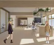 Projekt SafeHouse, korytarz z częścią kuchenną