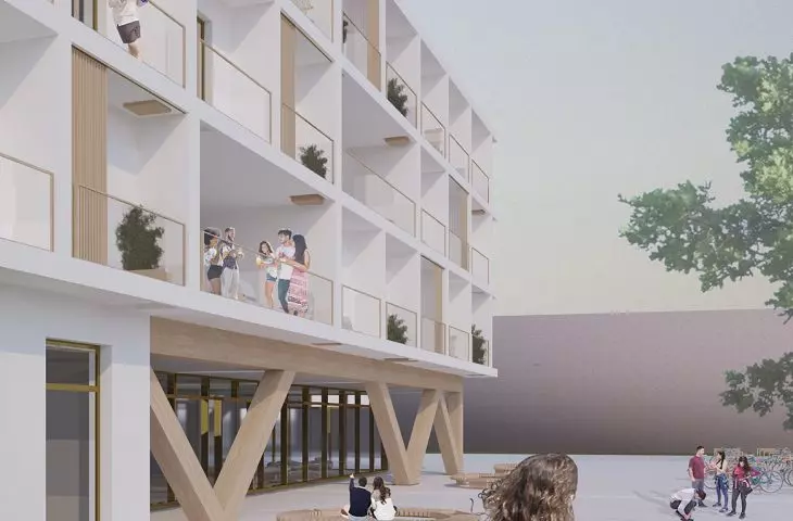 SafeHouse project, entrance area