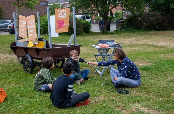collecting residents' stories as part of the Radio ZuidWest project