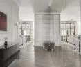 Hallway with mirrors