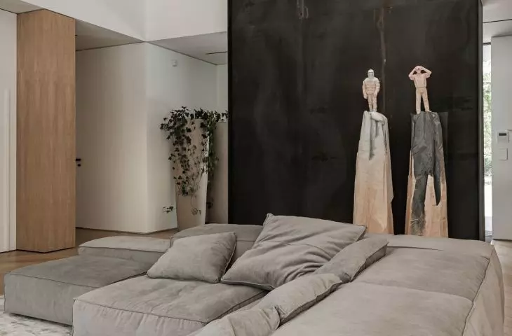 projekt wnętrza parterowego domu w Sopocie
