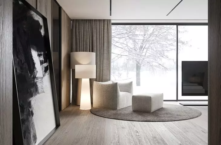 fragment wnętrza projektu KUOO architects