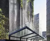 Waterfall on a building in Sydney